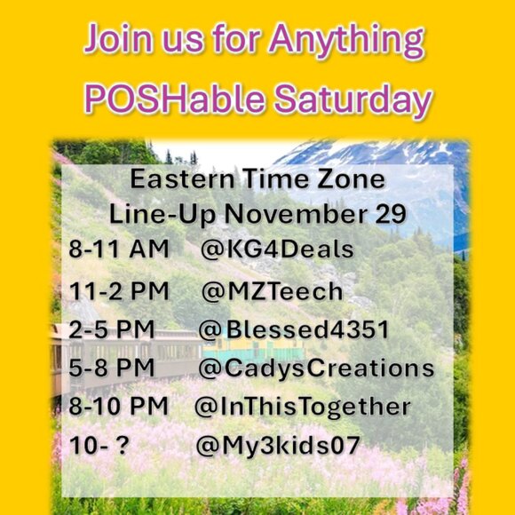 Anything POSHable!  Train Share Show - Saturday Start in the AM EST to Evenings - Picture 9 of 9